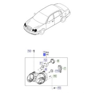 نور أمامي يسار
