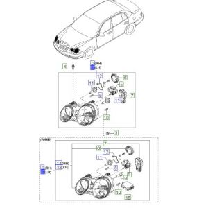 نور أمامي يسار