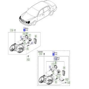 نور أمامي يسار