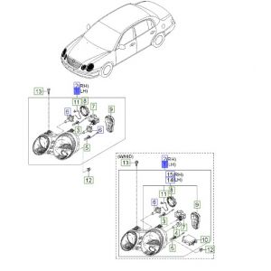 نور أمامي يسار