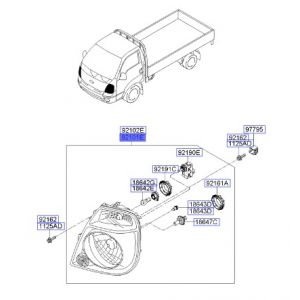 نور أمامي يسار