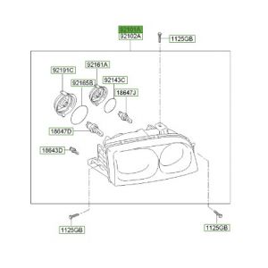 نور أمامي يسار