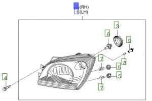 نور أمامي يمين