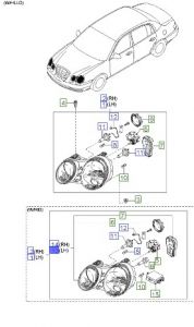 نور أمامي يسار
