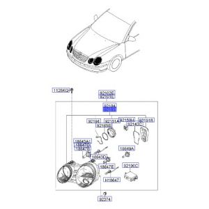 نور أمامي يسار