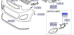 كشاف ضباب أمامي يسار