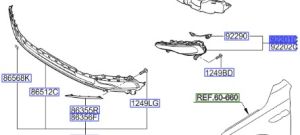 كشاف ضباب و إضاءة نهارية أمامية يسار