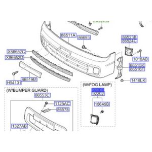 كشاف ضباب أمامي يسار