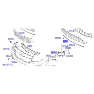 كشاف ضباب أمامي يسار