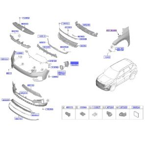 كشاف ضباب أمامي يسار