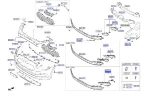 كشاف ضباب أمامي يمين