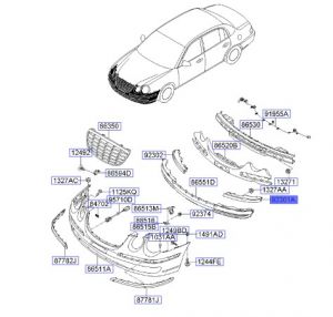 شمعة إشارة أمامية يسار