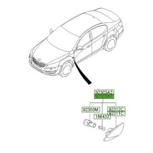 شمعة إشارة يسار