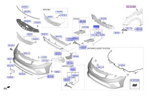 شمعة إشارة أمامية يسار