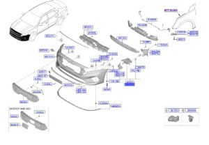 شمعة إشارة أمامية يسار