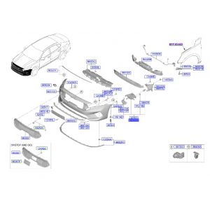 شمعة إشارة أمامية يسار