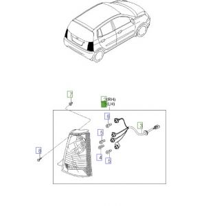 اسطب خلفي يسار