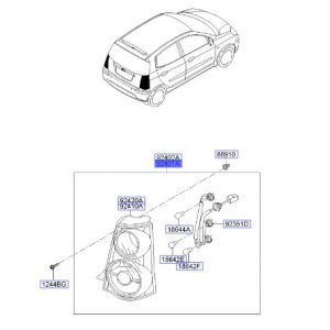 اسطب خلفي يسار