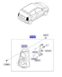 اسطب خلفي يسار