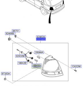اسطب خلفي يسار