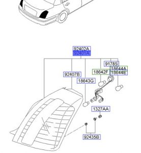اسطب خلفي يسار