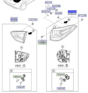 اسطب خلفي يسار