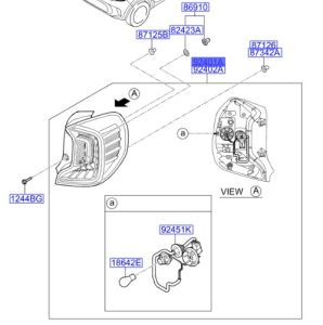 اسطب خلفي يسار