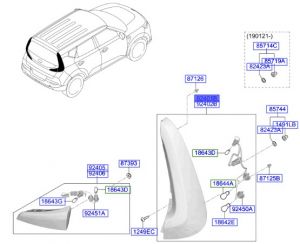 اسطب خلفي يسار