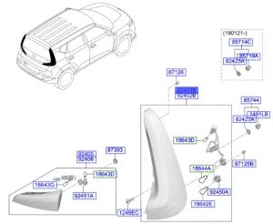 اسطب خلفي يسار
