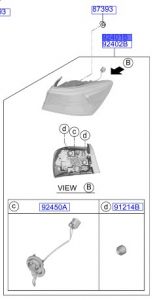 اسطب خلفي يسار