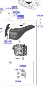 اسطب خلفي يسار