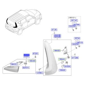 اسطب شنطة خلفي يسار