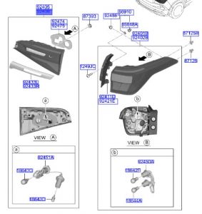 اسطب شنطة خلفي يمين
