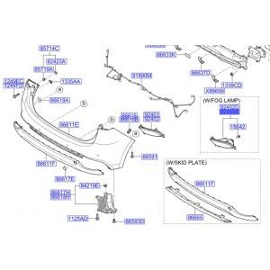 كشاف ضباب خلفي يسار