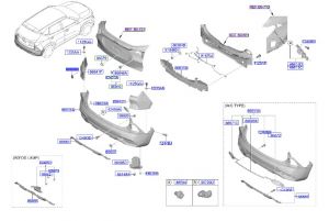 عاكس صدام مع إضاءة