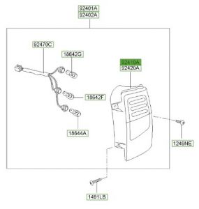 اسطب خلفي يسار