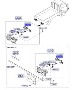 غطاء اسطب خلفي يسار
