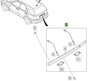 لمبة لوحة تسجيل المركبة