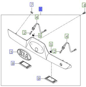 لمبة لوحة تسجيل المركبة