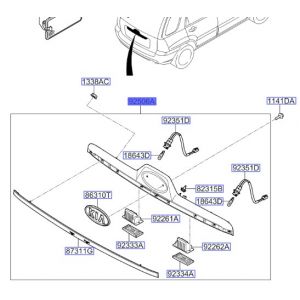 لمبة لوحة تسجيل المركبة