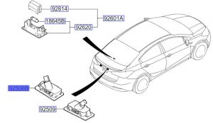 لمبة لوحة تسجيل المركبة