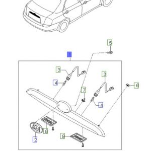 لمبة لوحة تسجيل المركبة