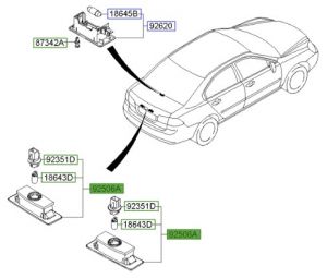 لمبة لوحة تسجيل المركبة