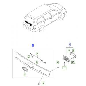 لمبة لوحة تسجيل المركبة