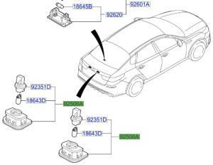 لمبة لوحة تسجيل المركبة