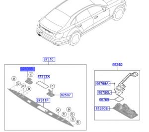 لمبة لوحة تسجيل المركبة