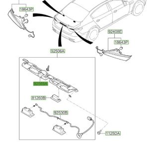 قاعدة لمبة لوحة تسجيل المركبة
