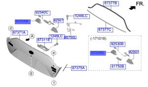 لمبة لوحة تسجيل المركبة