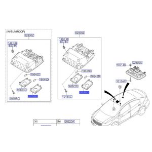 لمبة إضاءة سقف يسار