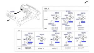 مفاتيح طبلون يسار السائق